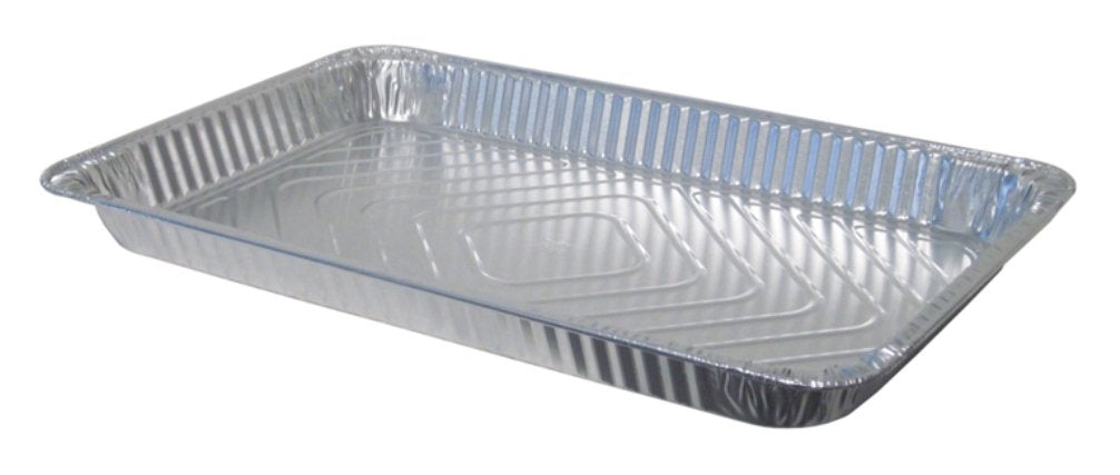50ct Full Size Shallow Disposable Aluminum Steam Pans – Heavy Duty