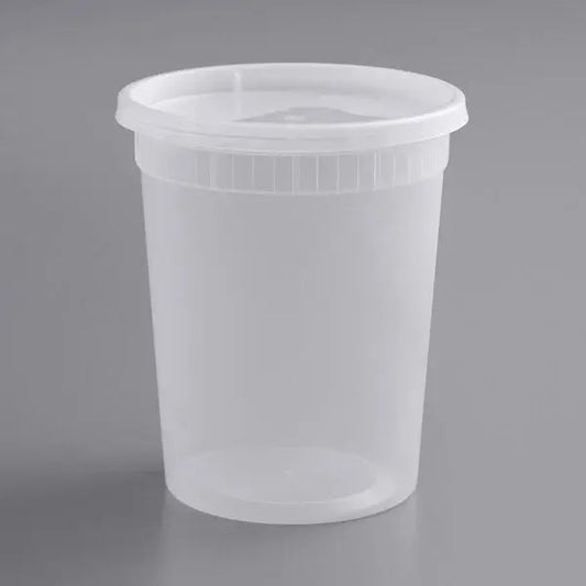 500ct – 32oz Translucent Deli Containers