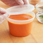500ct – 16oz Translucent Deli Containers with Lids | BPA-Free, Leak-Resistant, Microwave & Freezer Safe (Bulk Pack)