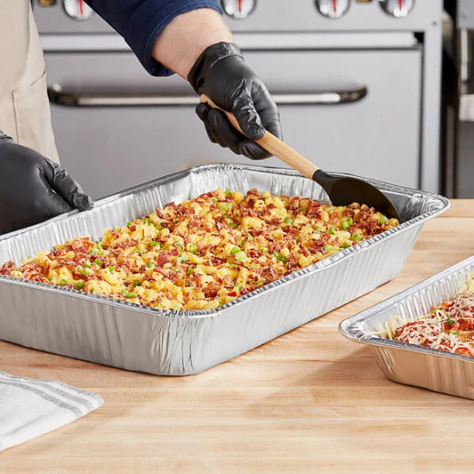 50ct Full Size Deep Disposable Aluminum Steam Pans – Heavy Duty
