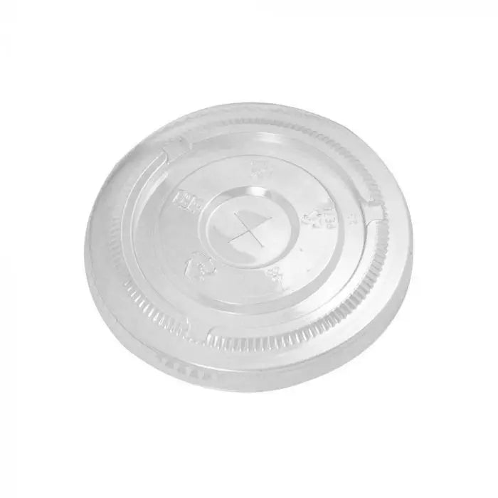 12 oz PET 98mm Diameter flat lid (1000 PCS) - T&S DISTRIBUTOR