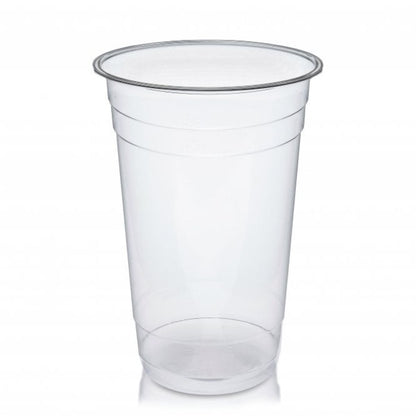 600ct – 24oz Clear Plastic Cups | PET Cold Drink Cups, Crack-Resistant, Disposable Beverage Cups